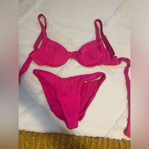 Molly J The Label Barbie Pink Collins Bikini